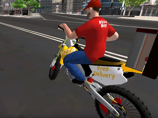 Motor Bike Pizza Delivery Game