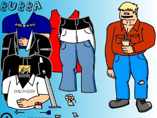 Redneck Dress-Up Game