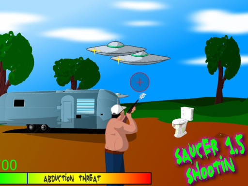 Saucer Shooting Game Image Saucer Shooting Game