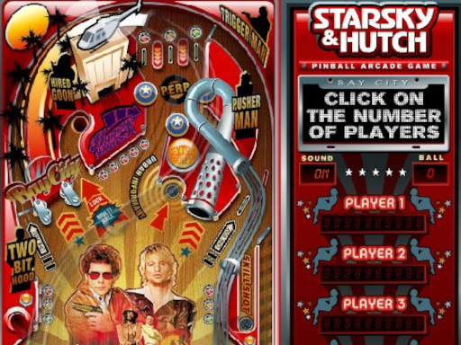 Starsky and Hutch Pinball Game